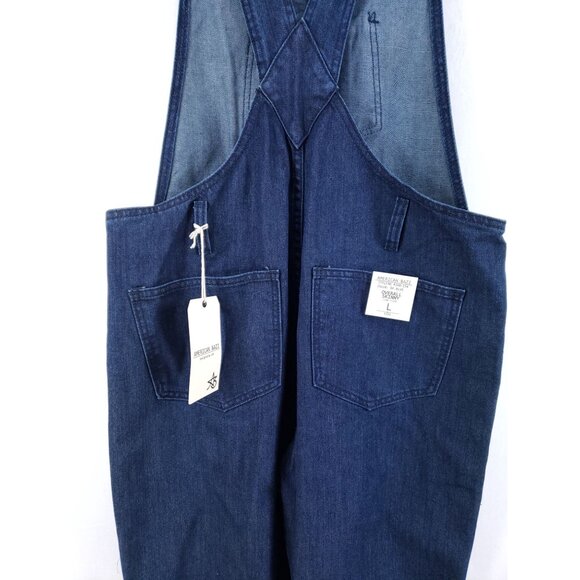 American Bazi Low Rise Skinny Overalls Women's Size Large - Picture 5 of 10